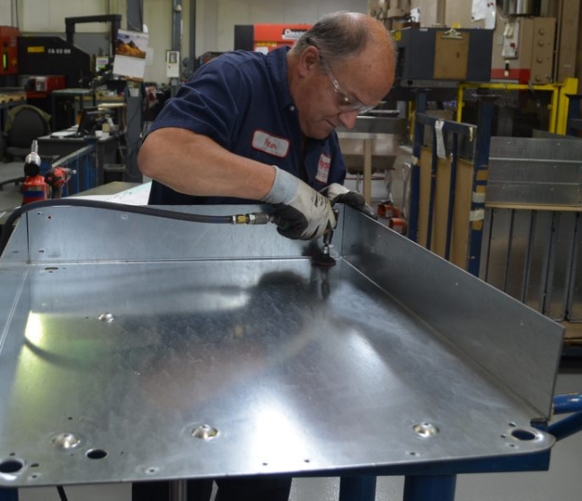 In-house fabrication and powder coat paint capabilities