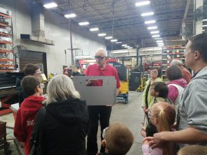 One of our dedicated team members who has been with Maysteel over 40 years, gave the next generation a view of modern day manufacturing.